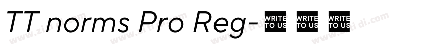 TT norms Pro Reg字体转换 TT norms Pro Reg字体转换